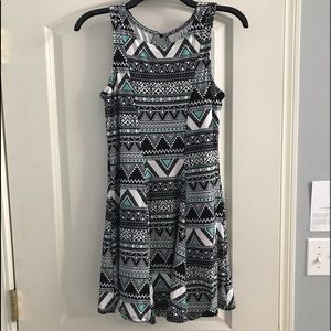 Mudd A-Line Printed Tank Dress